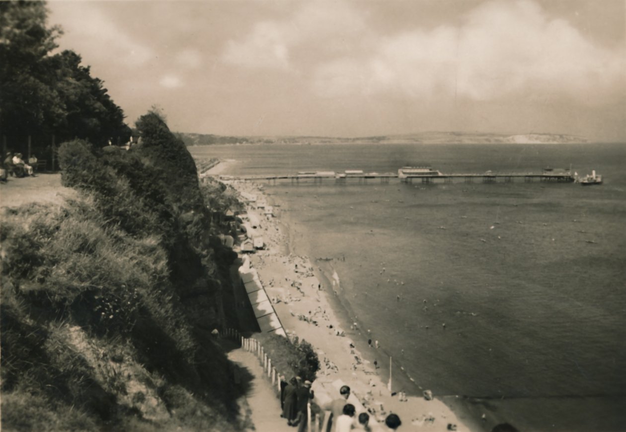 Shanklin, I.W., fra Appley Steps, c1920. av Unbekannt