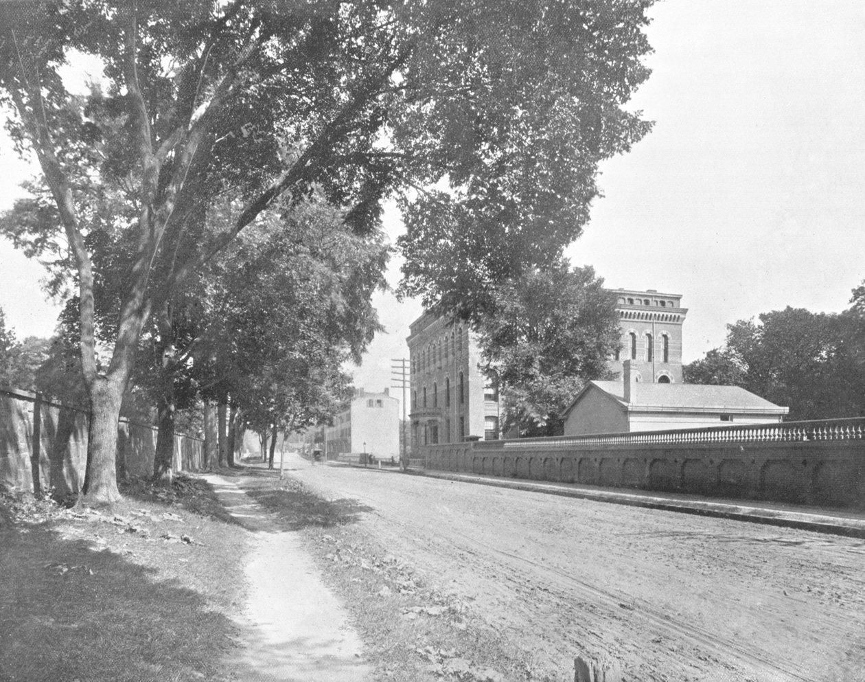 Sheffield Hall, Yale College, New Haven, Connecticut, USA, c1900. av Unbekannt