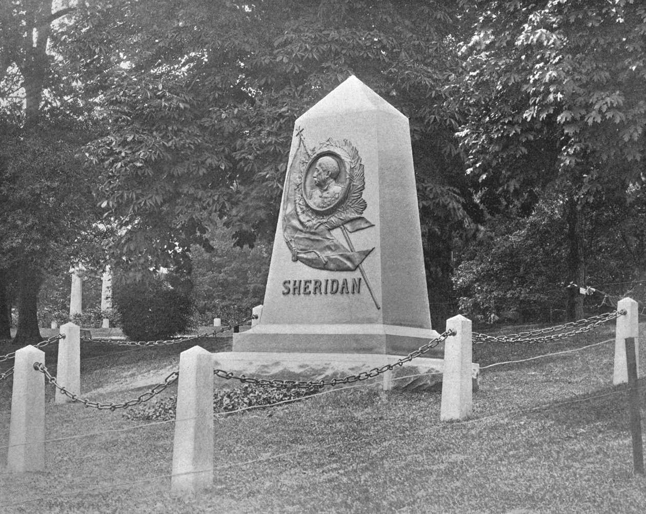 Sheridans Tomb, Arlington National Cemetery, Virginia, USA, c1900. av Unbekannt