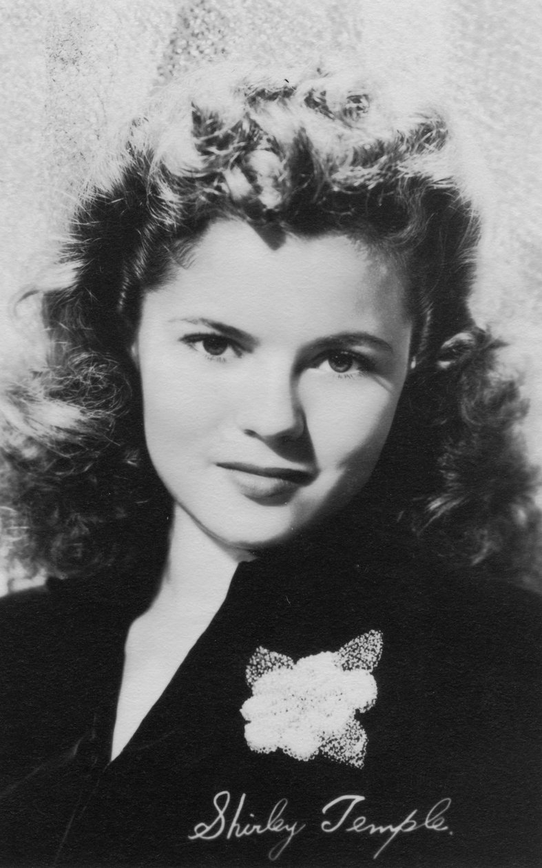 Shirley Temple f1928, amerikansk skuespillerinne, c1940-tallet av Unbekannt