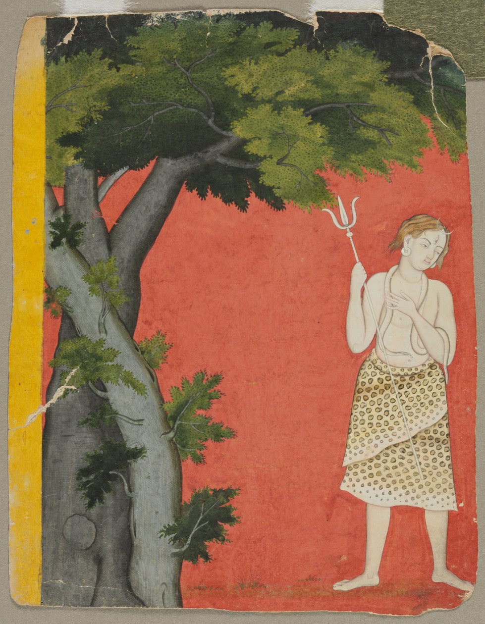 Shiva Under Trees, ca. 1780. av Unbekannt