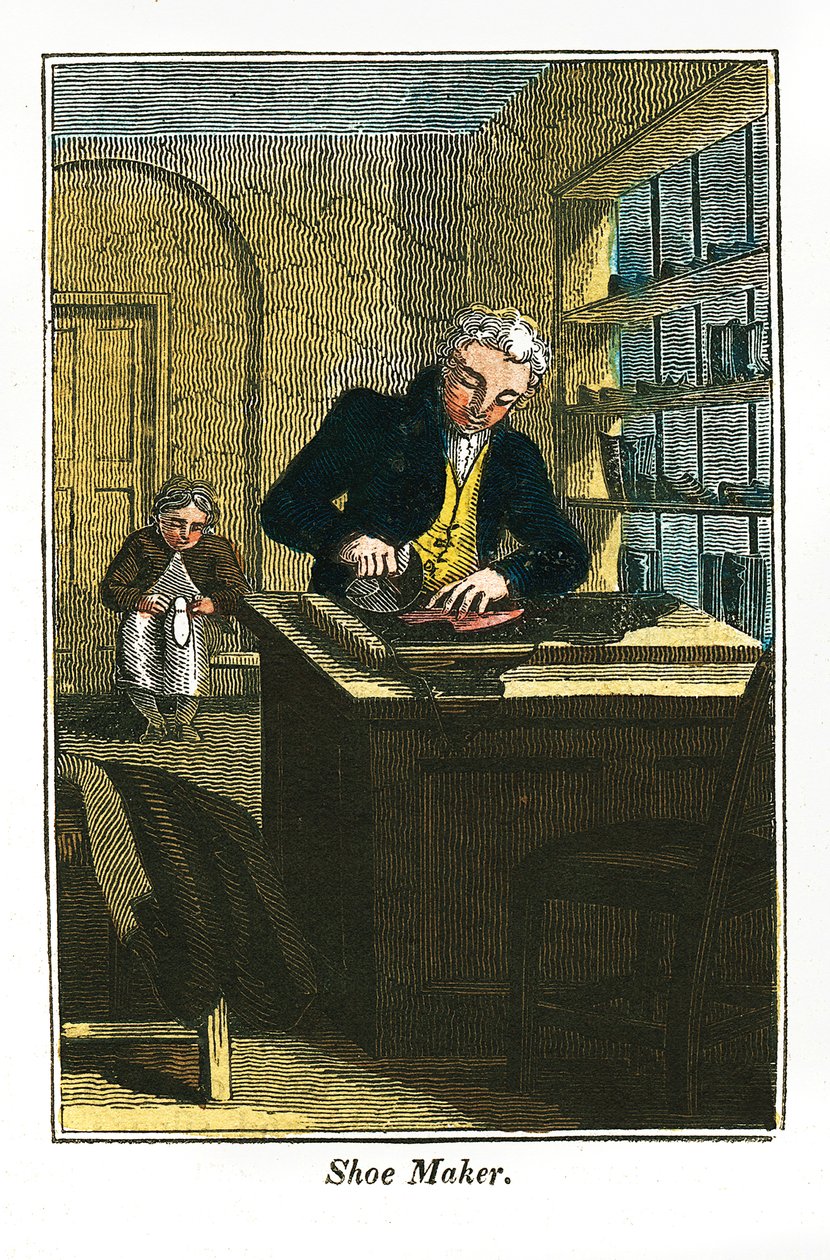Skomaker, 1823 av Unbekannt