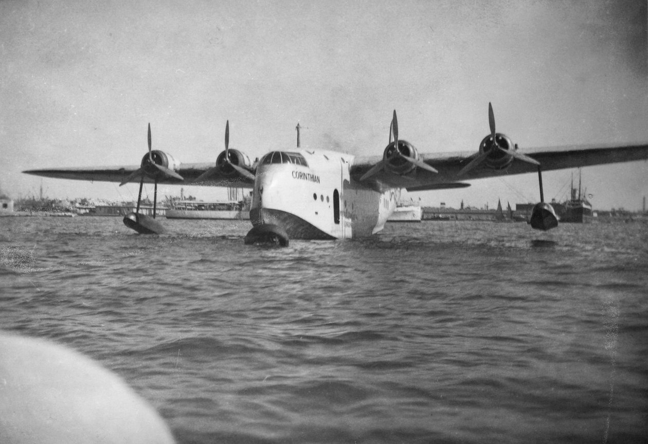 Short Empire-flybåten Corinthian, Alexandria, Egypt, c1938-c1941 av Unbekannt