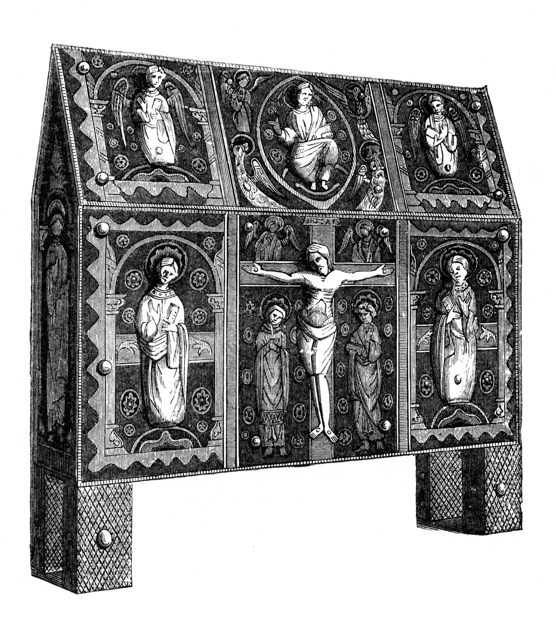 Helligdom, 1100-tallet, 1870 av Unbekannt