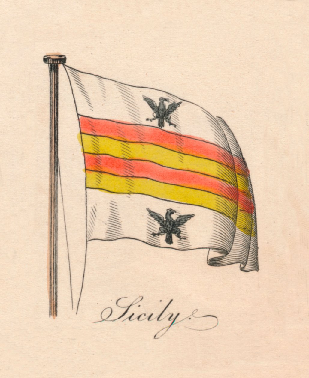 Sicilia, 1838 av Unbekannt