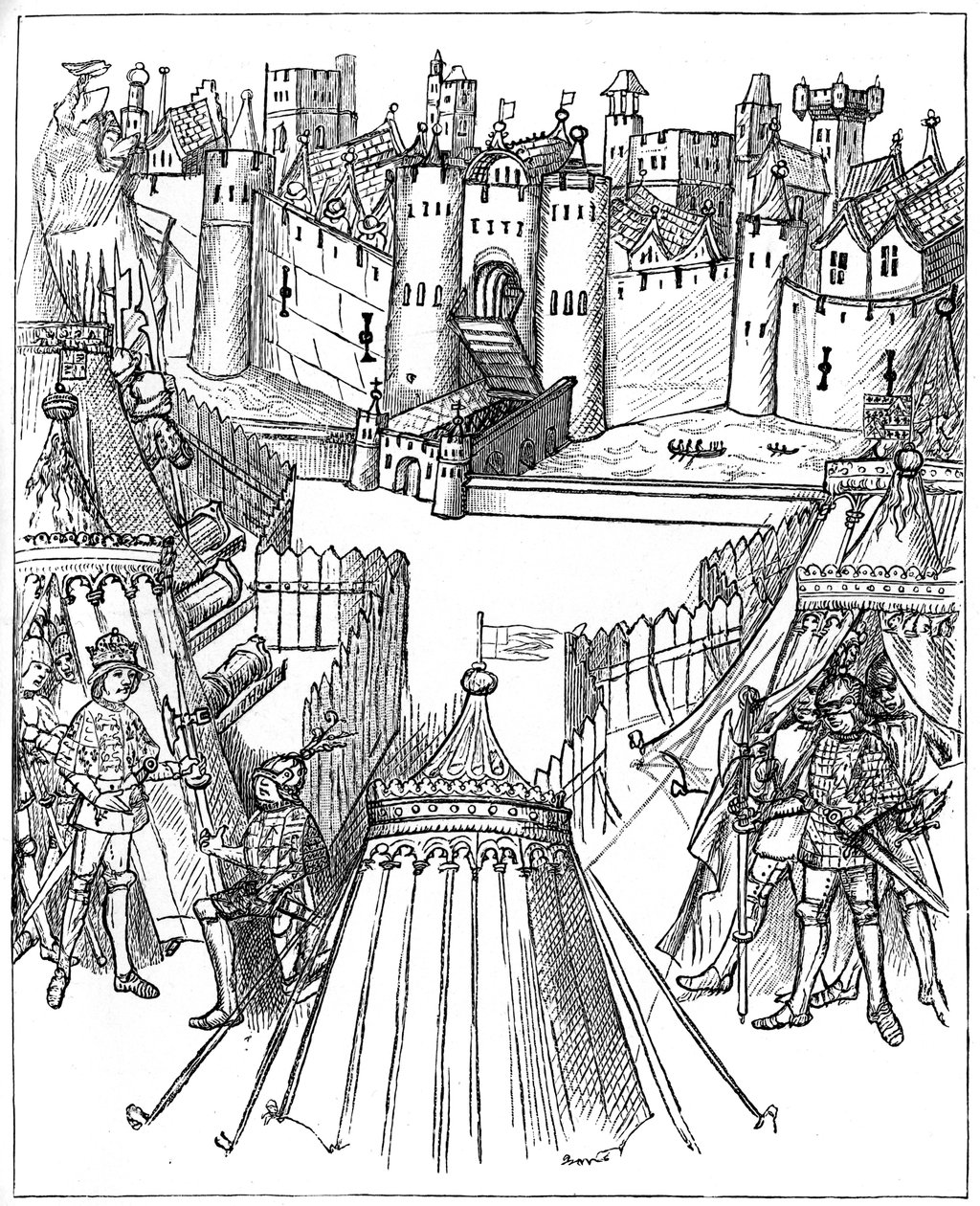 Seirer av Rouen, 1418-1419, 1893 av Unbekannt