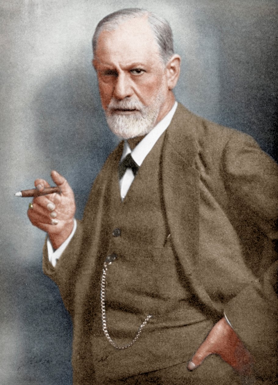 Sigmund Freud 1856-1939, østerriksk nevrolog av Unbekannt