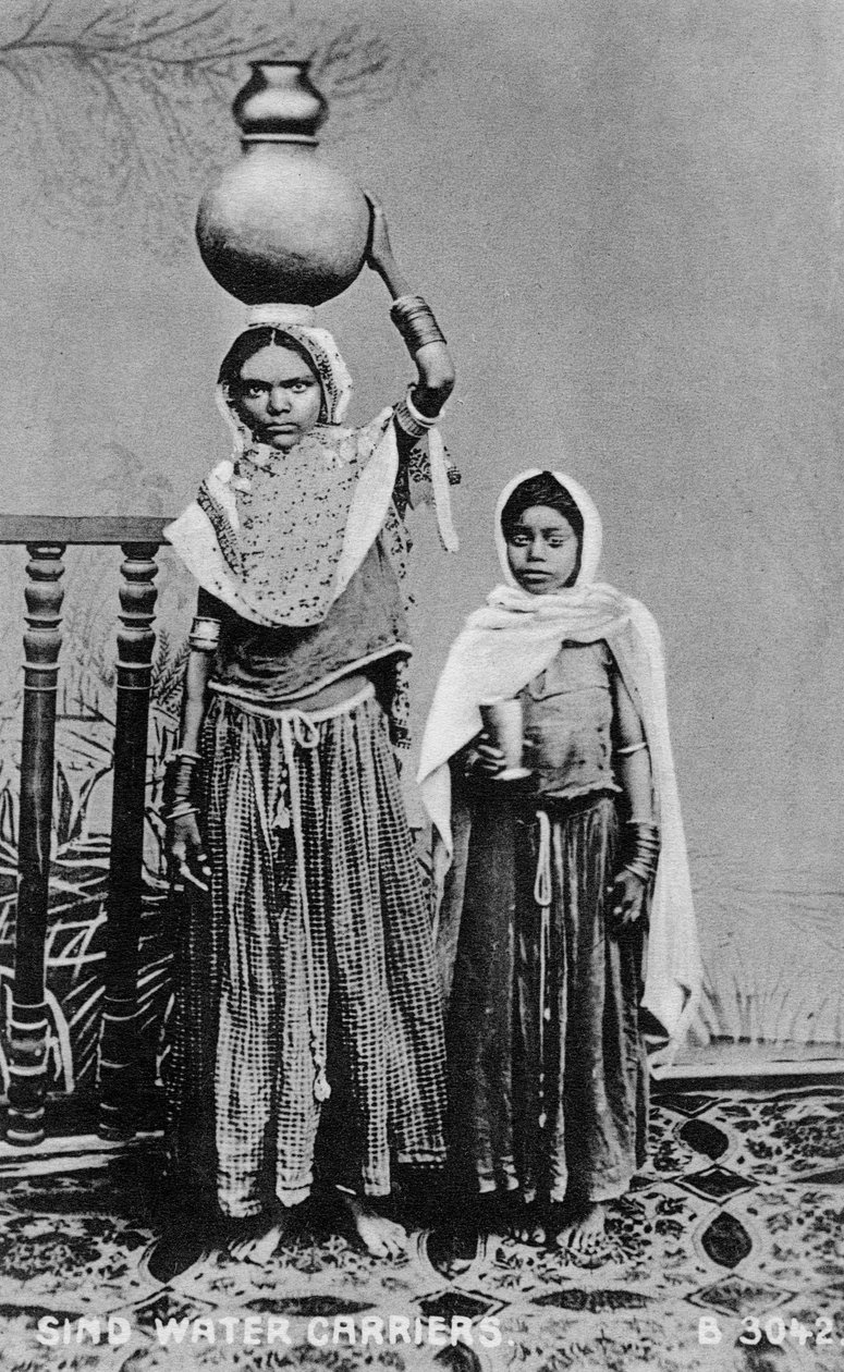 Sindh vannbærere, India, 1917 av Unbekannt
