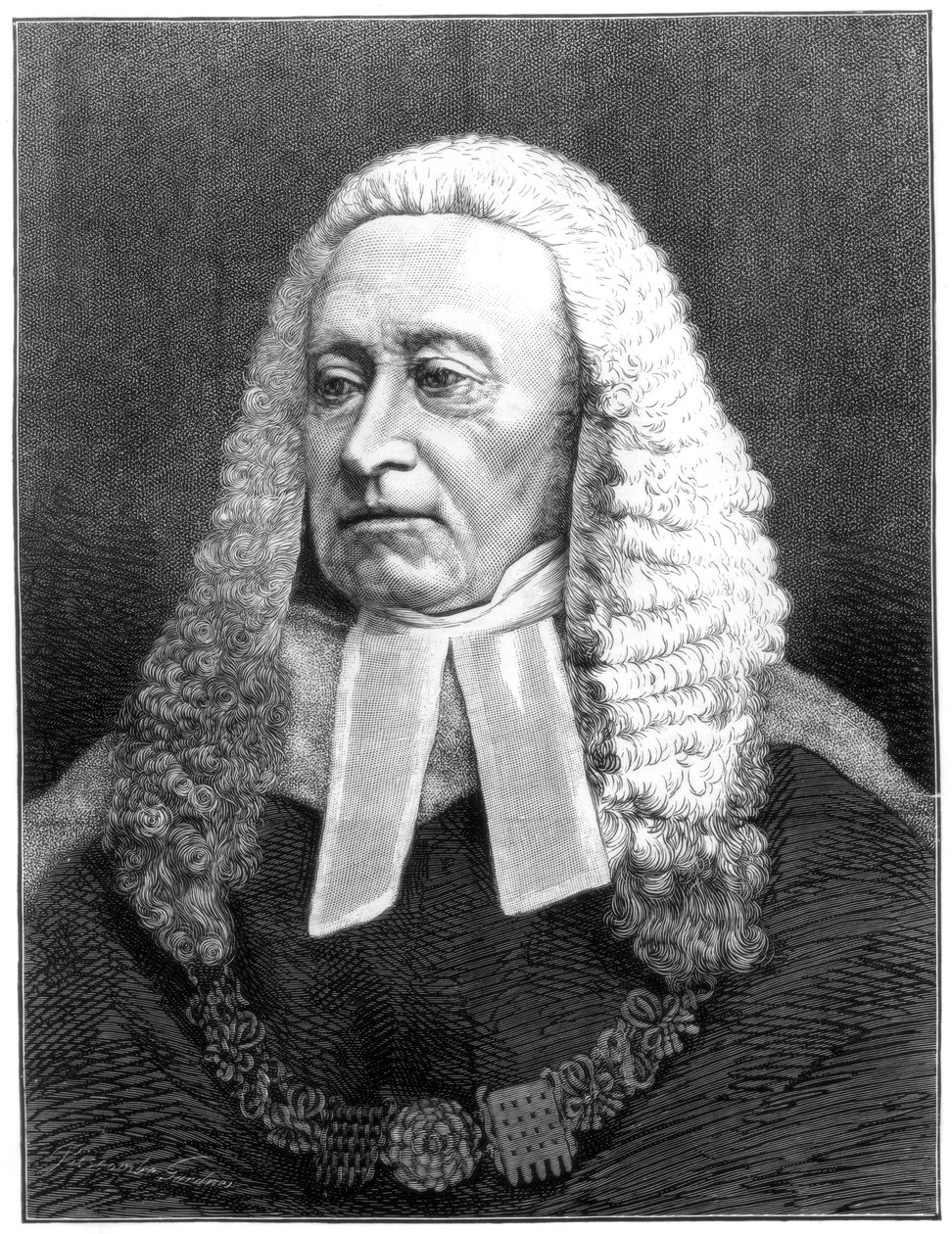 Sir Alexander Cockburn, 12. baronet, Lord Chief Justice of England, 1875 av Unbekannt
