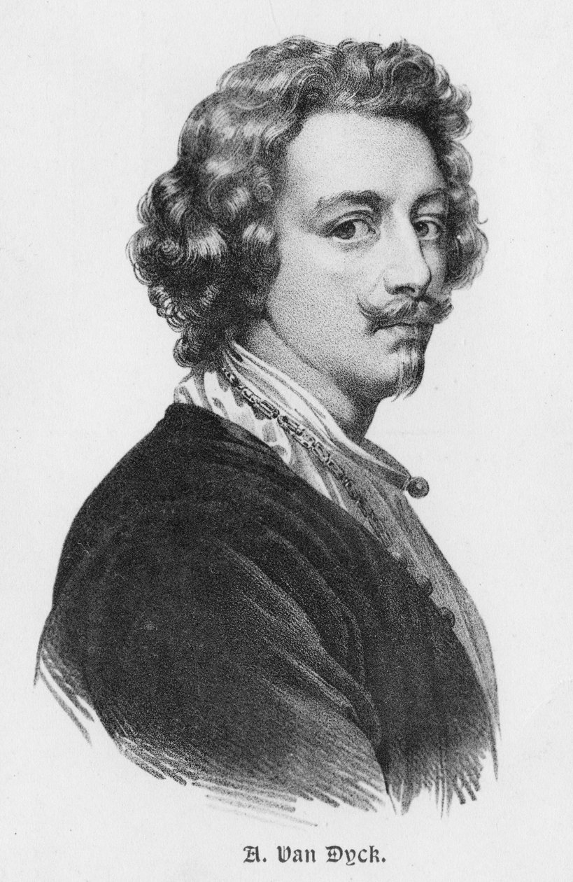 Sir Anthony van Dyck 1599-1641, flamsk maler, tidlig på 1900-tallet av Unbekannt