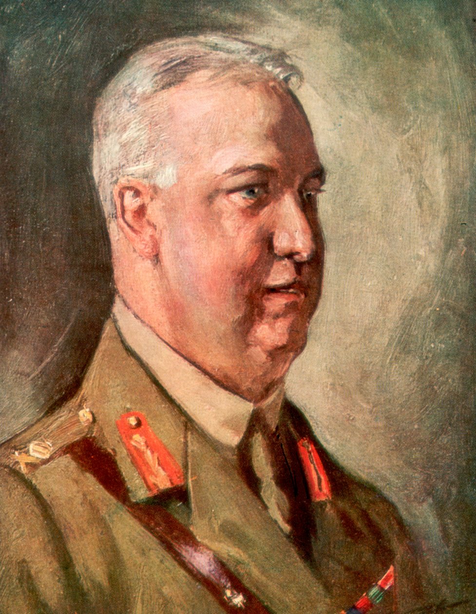 Sir Arthur William Currie , kanadisk general fra første verdenskrig, 1926 av Unbekannt