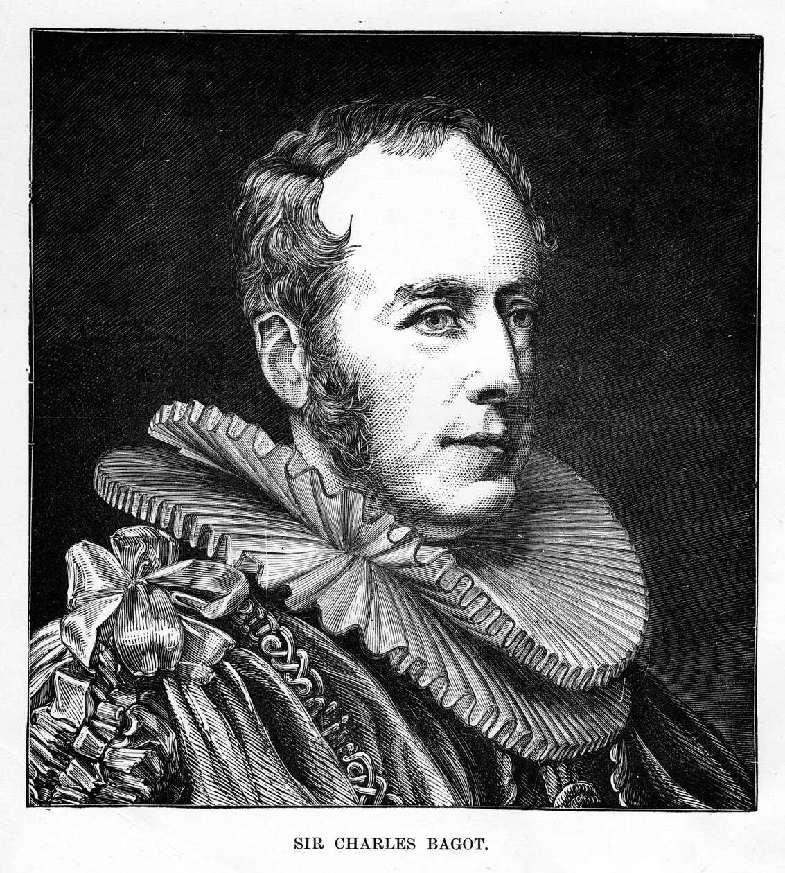 Sir Charles Bagot, engelsk diplomat, 1800-tallet av Unbekannt