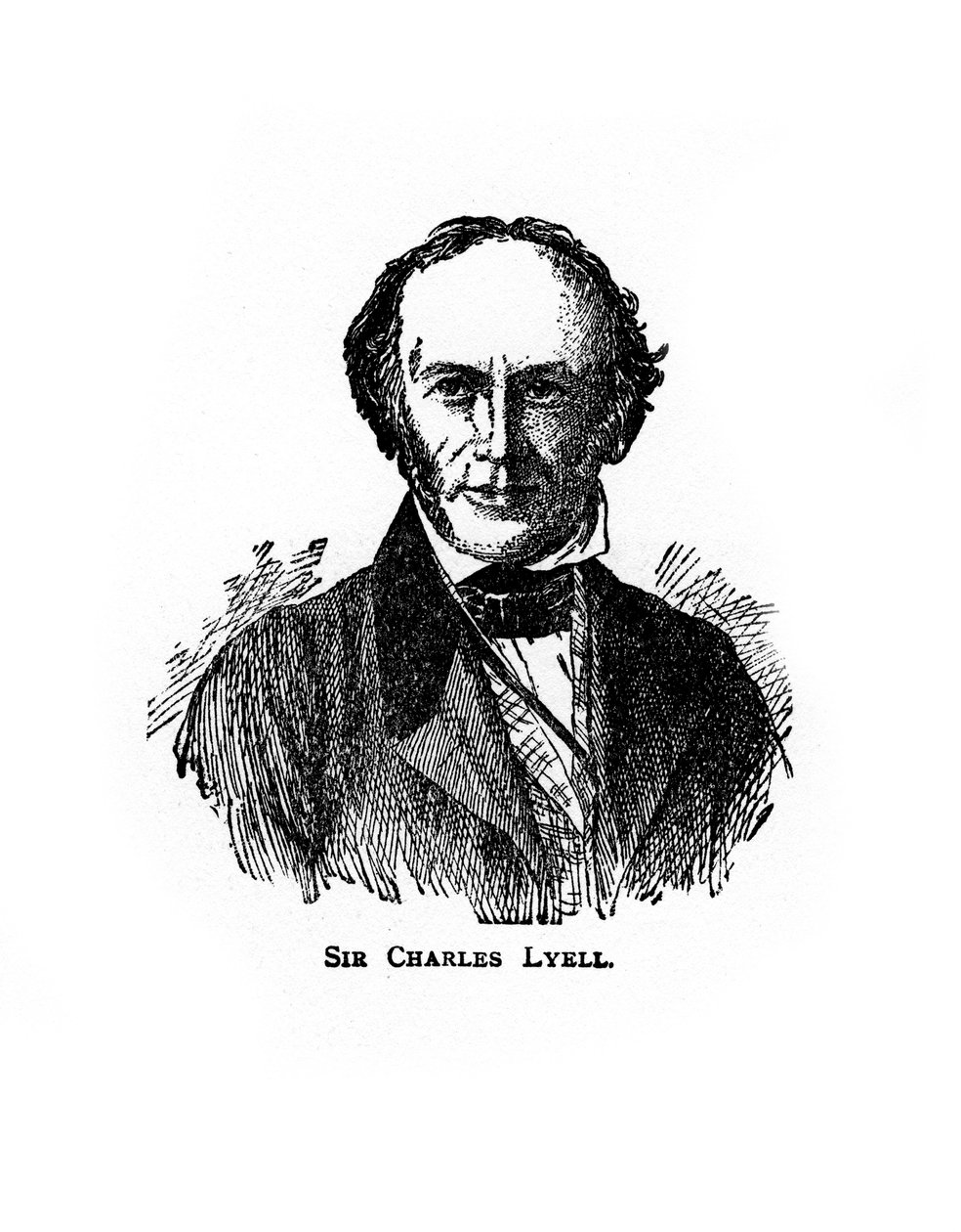 Sir Charles Lyell, britisk advokat og geolog fra 1800-tallet, 1900-tallet av Unbekannt