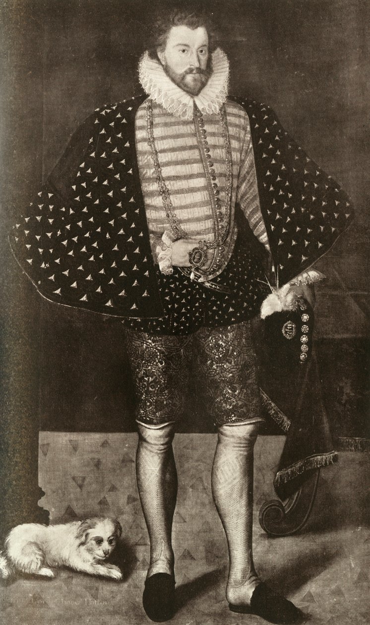 Sir Christopher Hatton, 1909 av Unbekannt