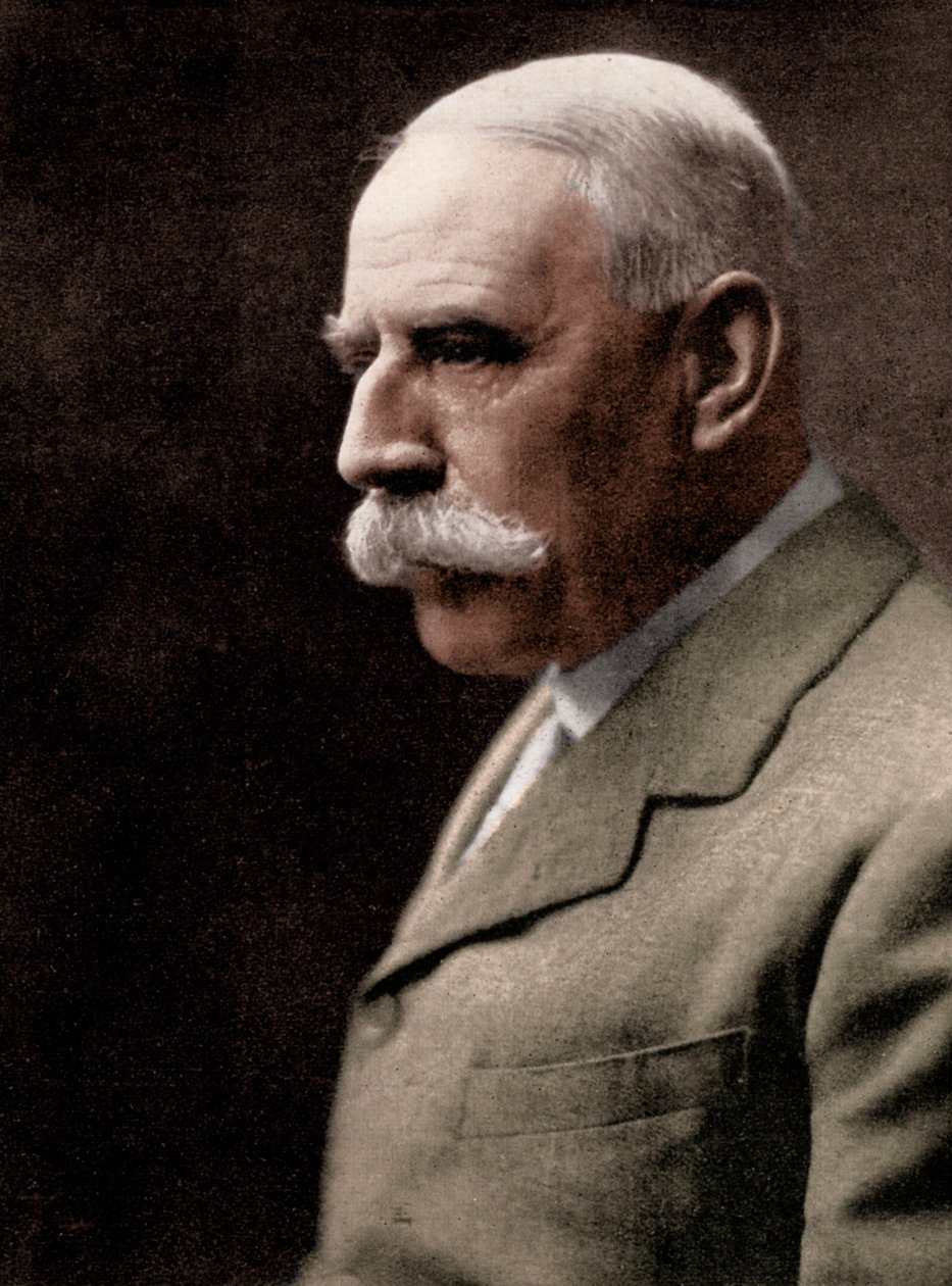 Sir Edward Elgar, 1857-1934, engelsk komponist, tidlig på 1900-tallet. av Unbekannt