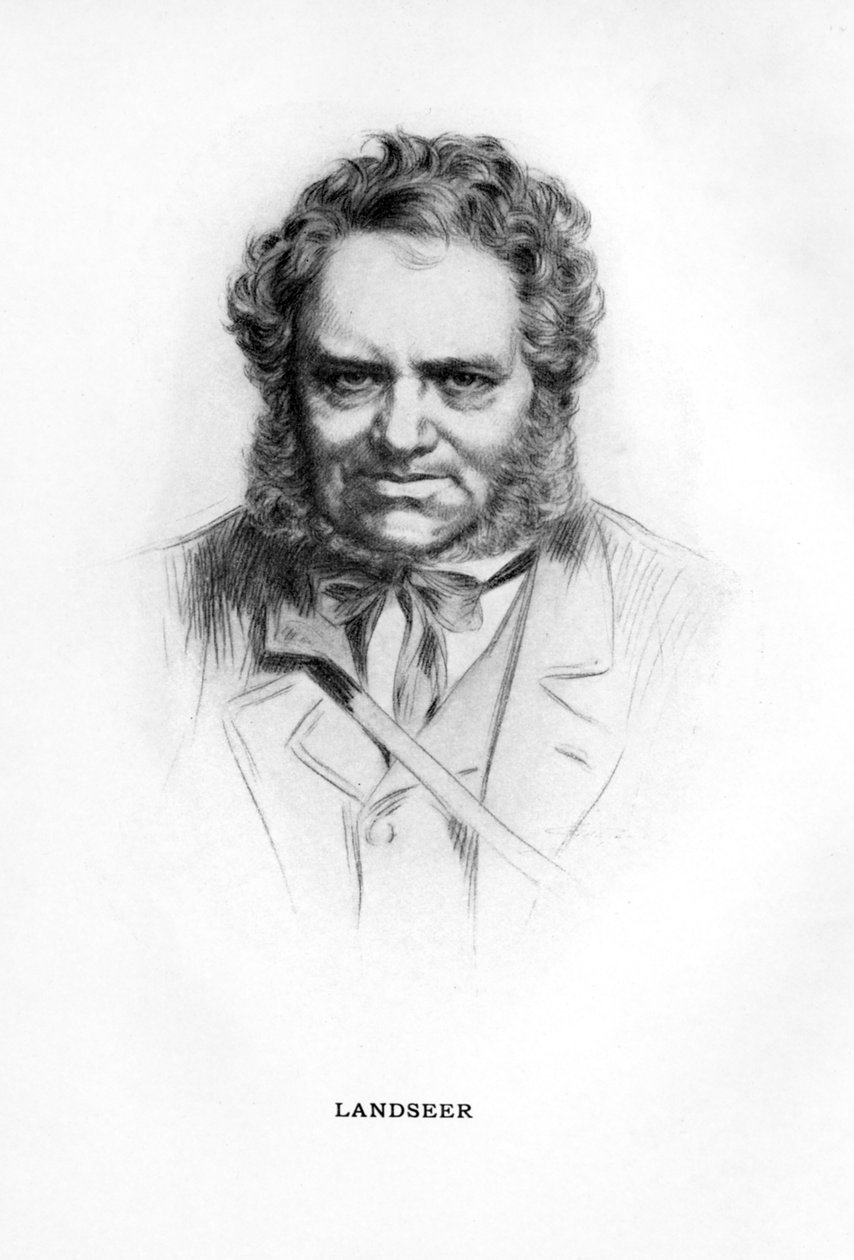 Sir Edwin Henry Landseer , britisk maler, 1912. av Unbekannt