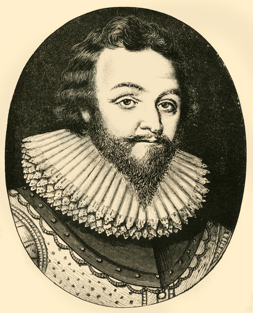 Sir Francis Drake, c1570-1580, 1890. av Unbekannt