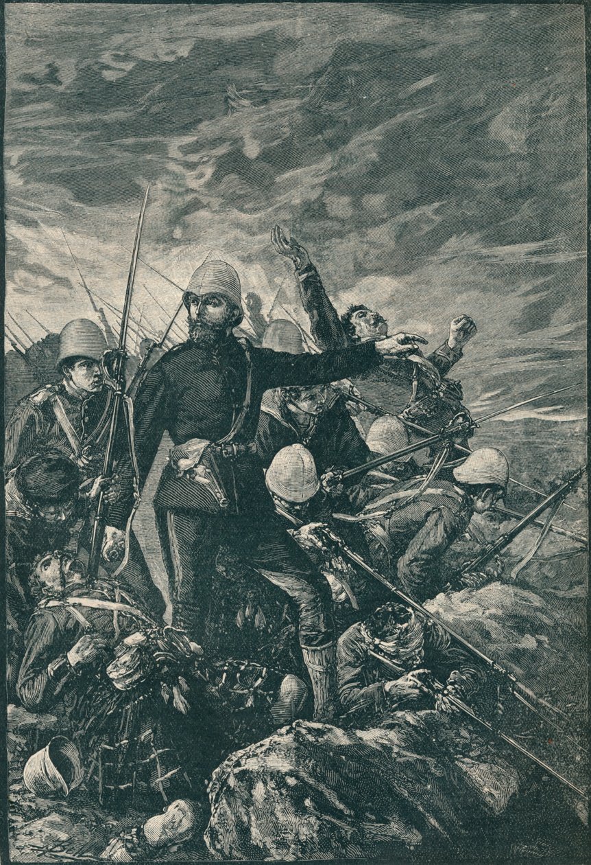 Sir George Colley ved Majuba Hill, 1906 av Unbekannt
