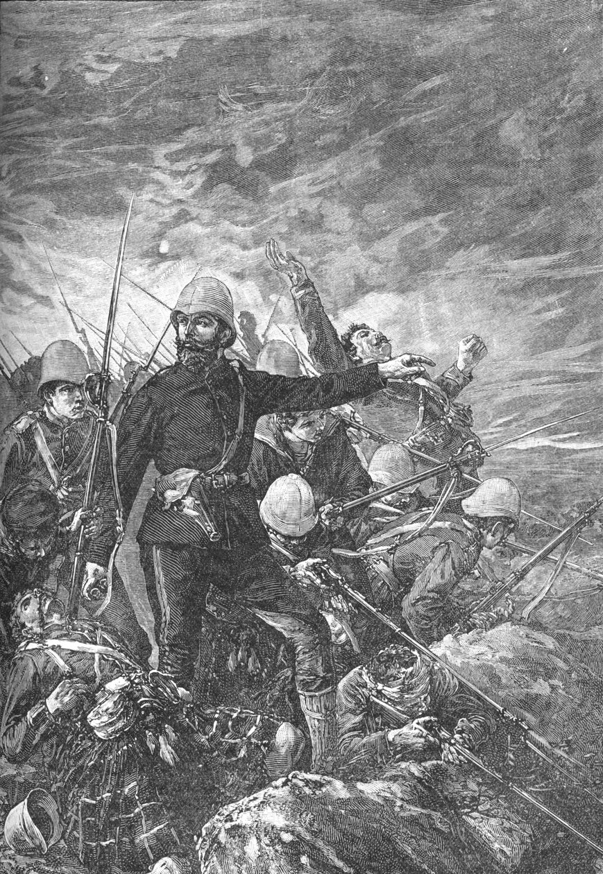 Sir George Colley ved Majuba Hill, c1881 av Unbekannt