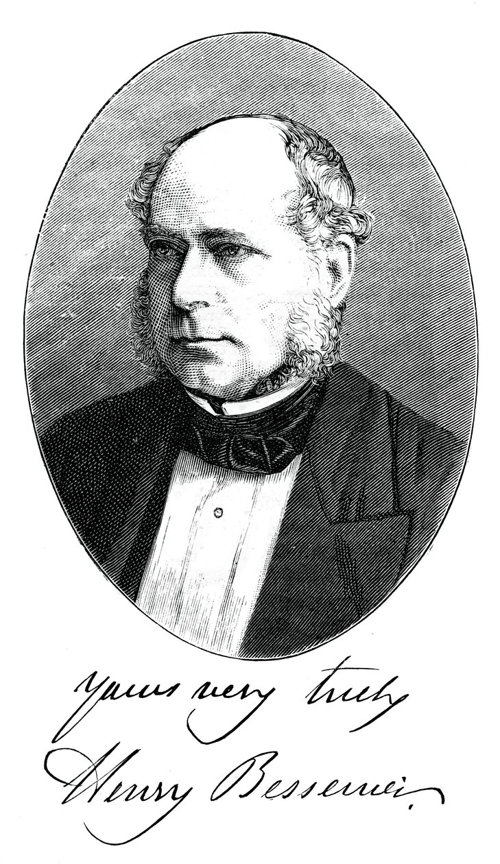 Sir Henry Bessemer, engelsk ingeniør, c1880 av Unbekannt