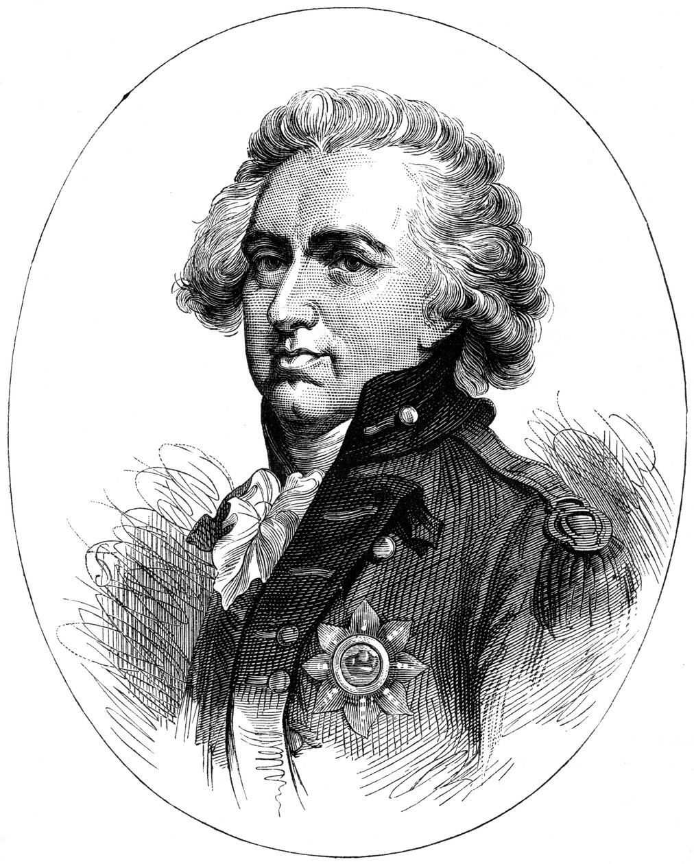 Sir Henry Clinton, britisk general fra 1700-tallet, ca 1880 av Unbekannt