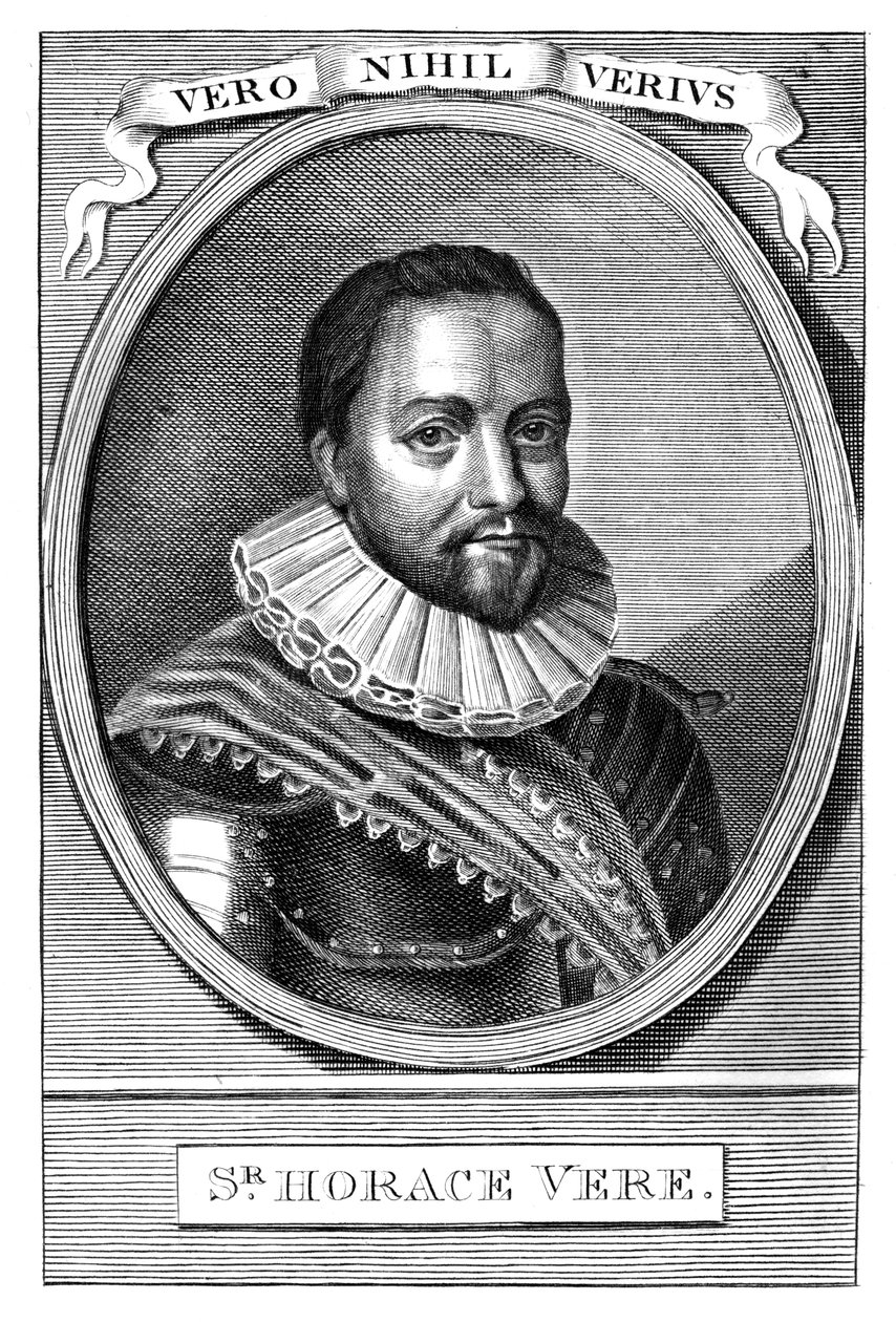 Sir Horace Vere , engelsk soldat under trettiårskrigen av Unbekannt