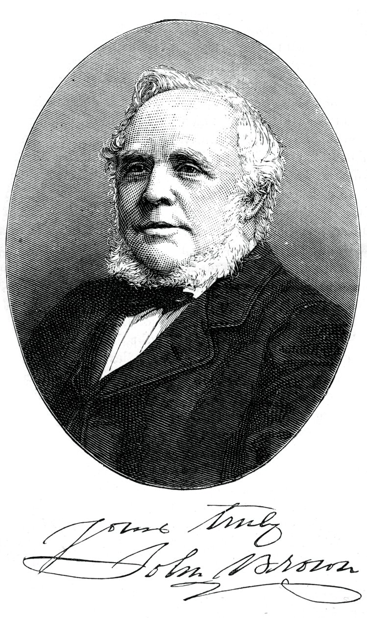 Sir John Brown , britisk industrimann, c1880 av Unbekannt