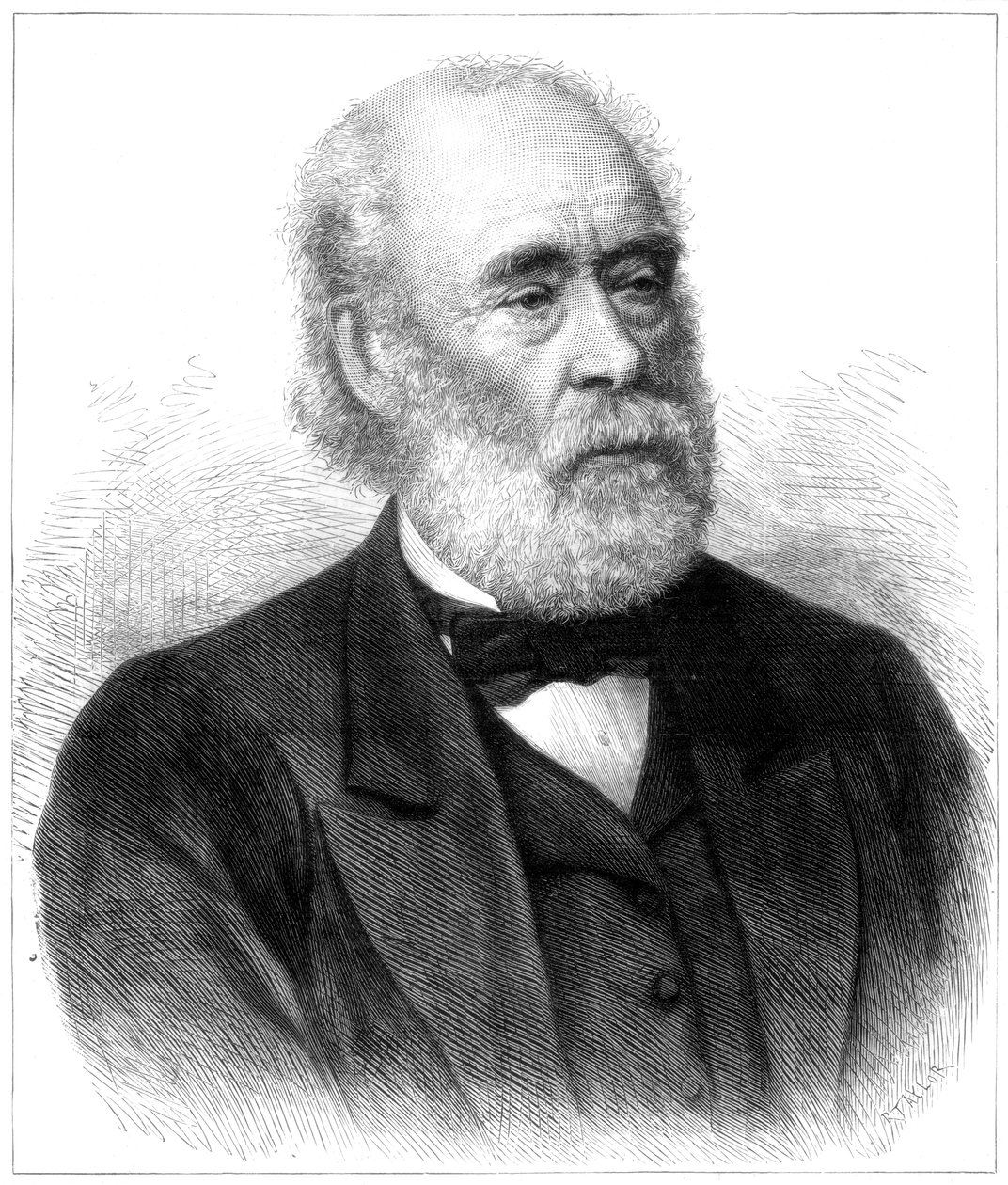 Sir Joseph Whitworth , britisk maskiningeniør, 1887 av Unbekannt