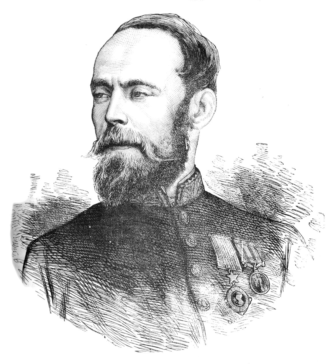 Sir Louis Cavagnari, c1880. av Unbekannt