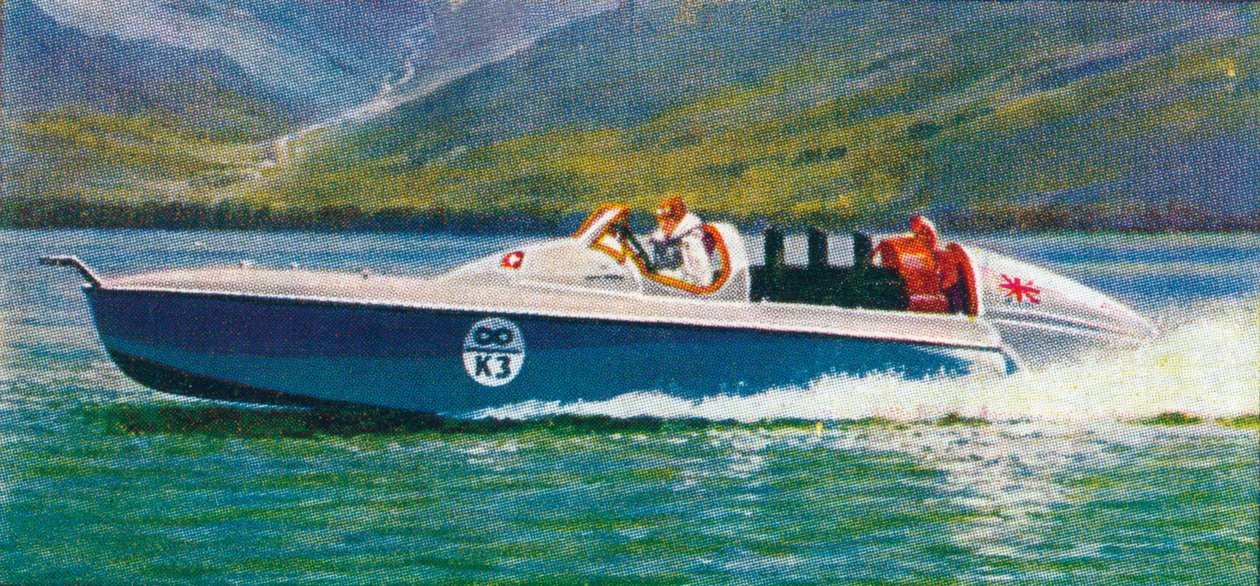 Sir Malcolm Campbells Bluebird, 1938 av Unbekannt