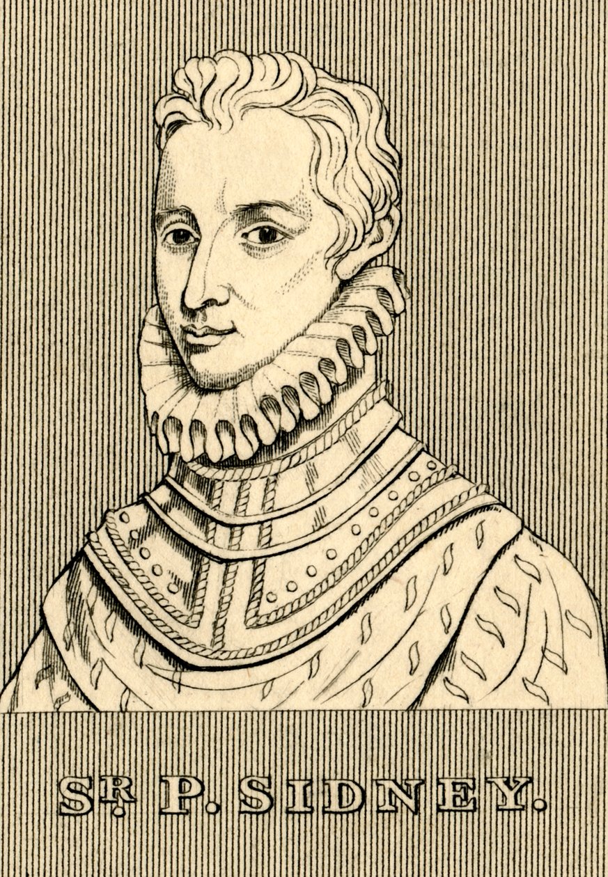 Sir P. Sidney, 1554-1586, 1830. av Unbekannt