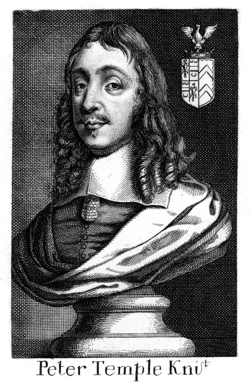 Sir Peter Temple, engelsk dommer fra 1600-tallet av Unbekannt