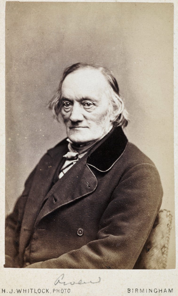 Sir Richard Owen, engelsk naturforsker og paleontolog, ca 1880 av Unbekannt