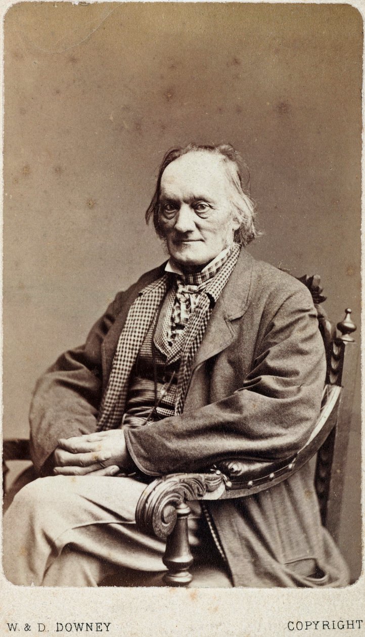 Sir Richard Owen, engelsk naturforsker og paleontolog, ca 1880 av Unbekannt