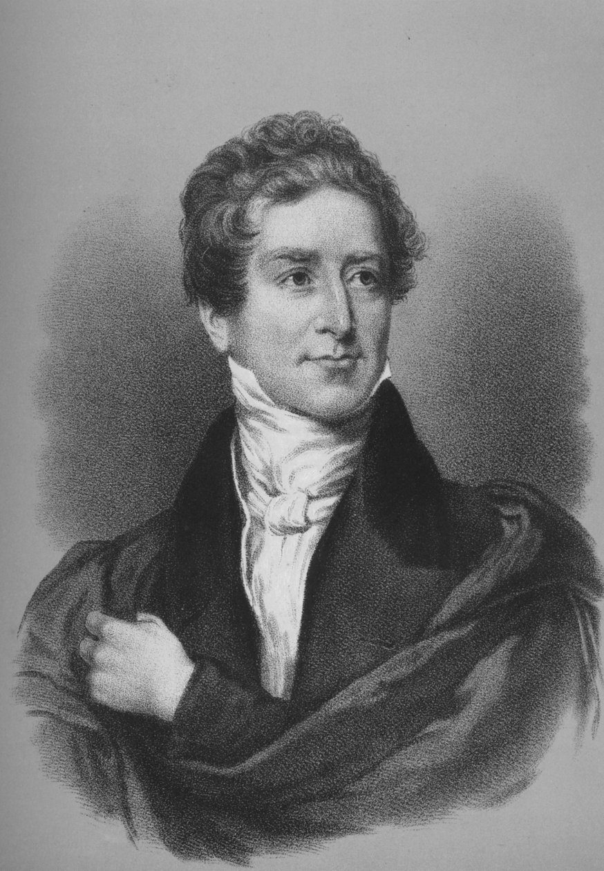 Sir Robert Peel , britisk statsmann, c1836 1936 av Unbekannt