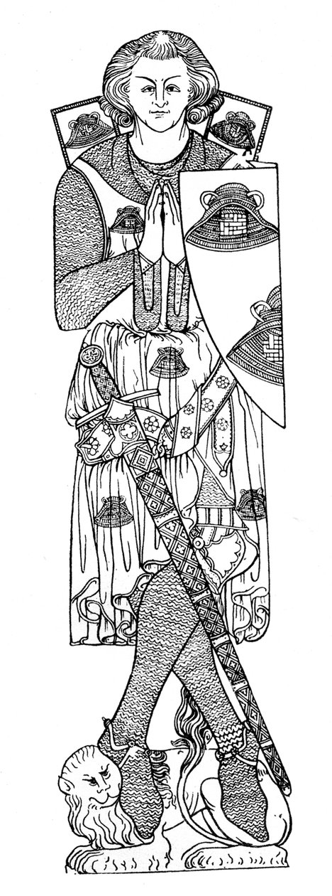 Sir Robert de Septvans, c1306, 1924 av Unbekannt