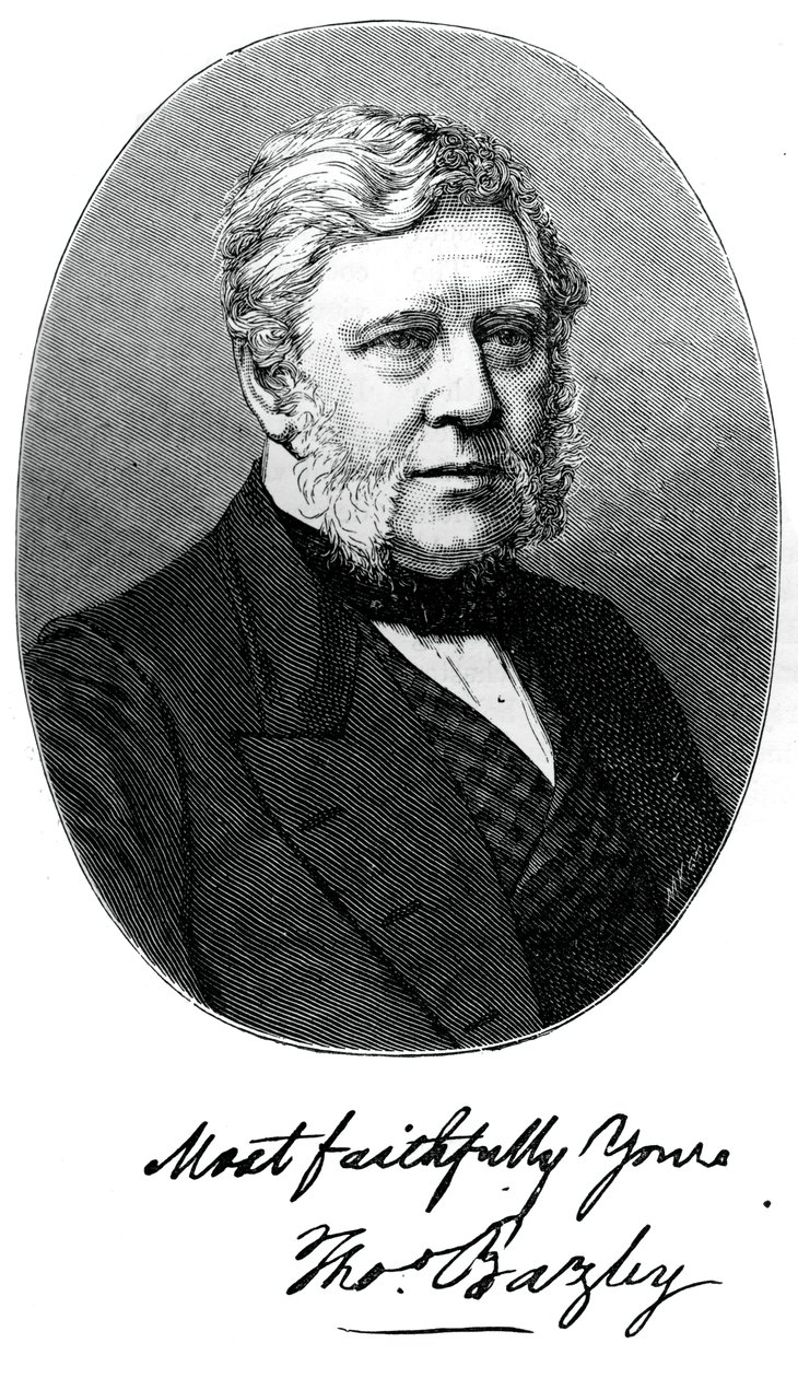 Sir Thomas Bazley, 1st Baronet, britisk produsent og politiker, c1880 av Unbekannt