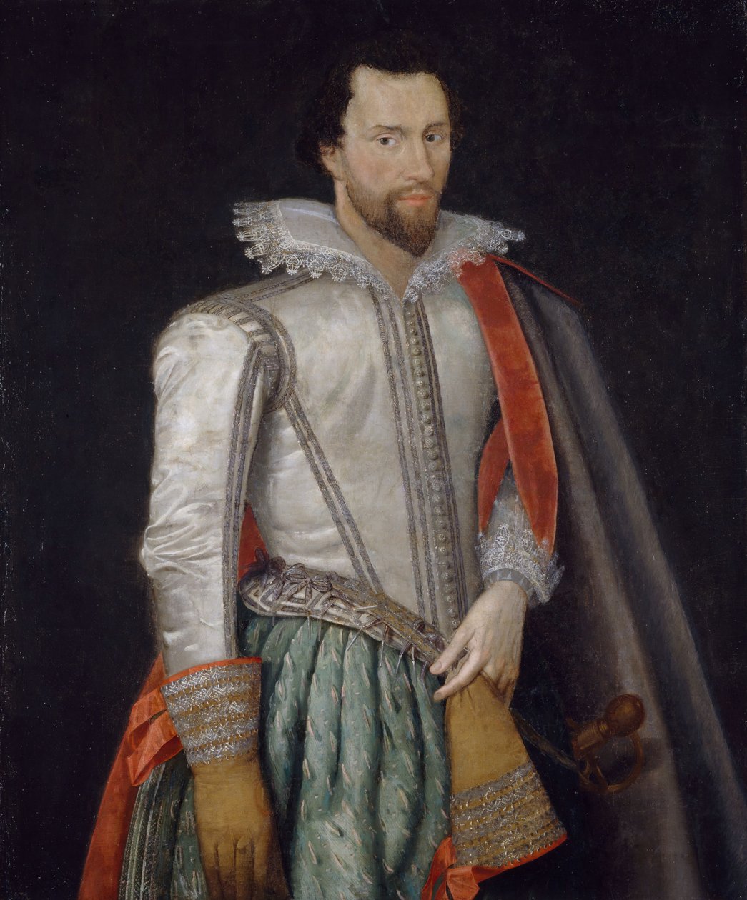 Sir Thomas Holte 1571-1654, 1. baronet av Aston Hall, 1600-1625. av Unbekannt