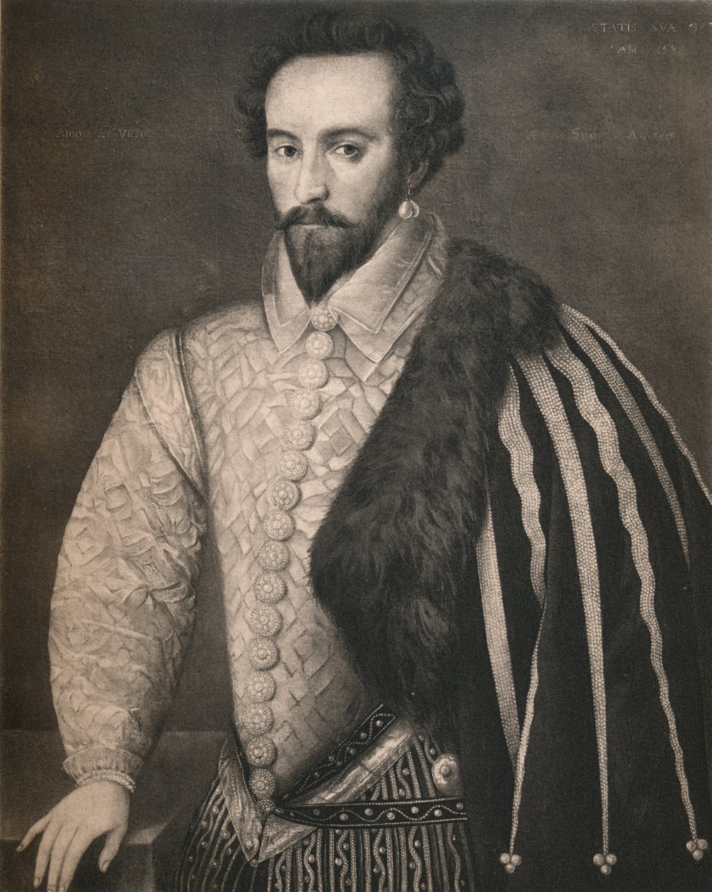 Sir Walter Raleigh, 1588, 1904 av Unbekannt