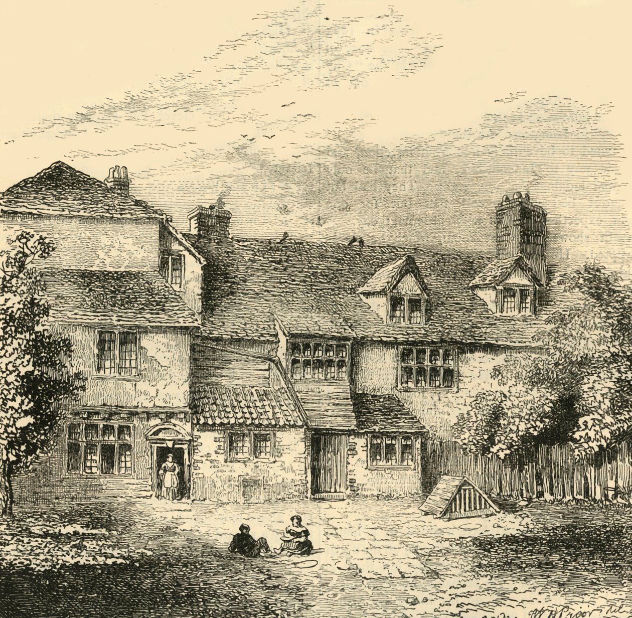 Sir Walter Raleighs hus, c1872. av Unbekannt