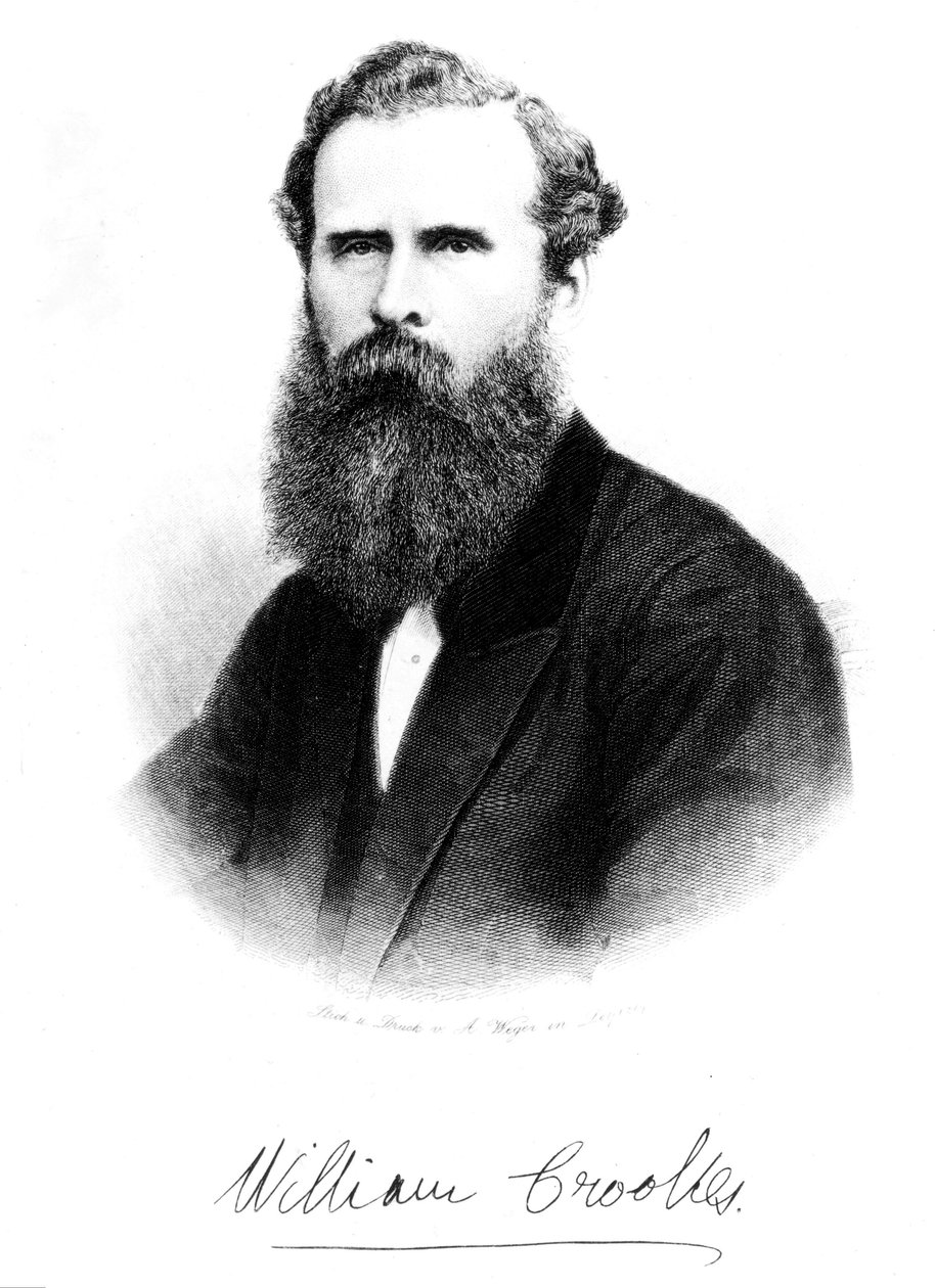 Sir William Crookes , engelsk kjemiker og fysiker, ca 1875 av Unbekannt