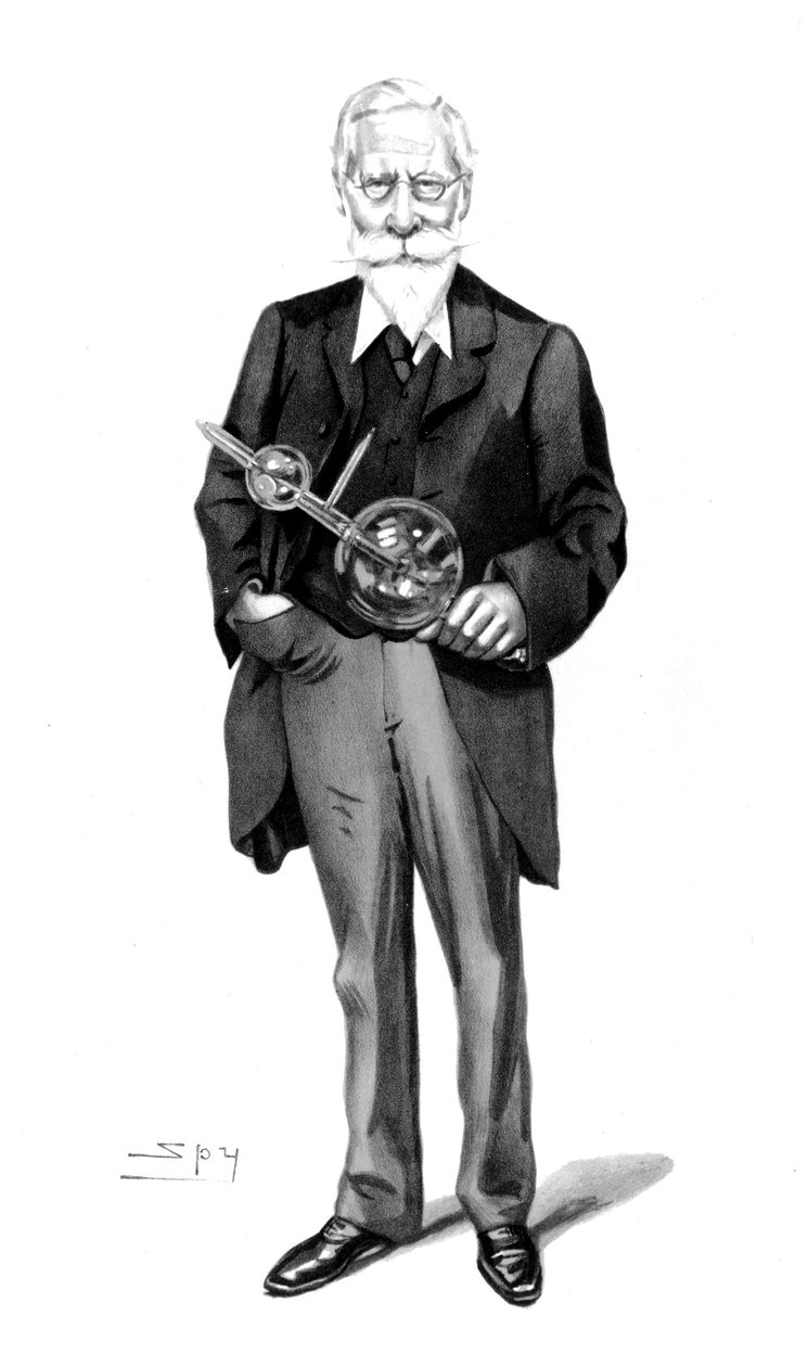 Sir William Crookes , engelsk fysiker og kjemiker, ca 1900-tallet av Unbekannt