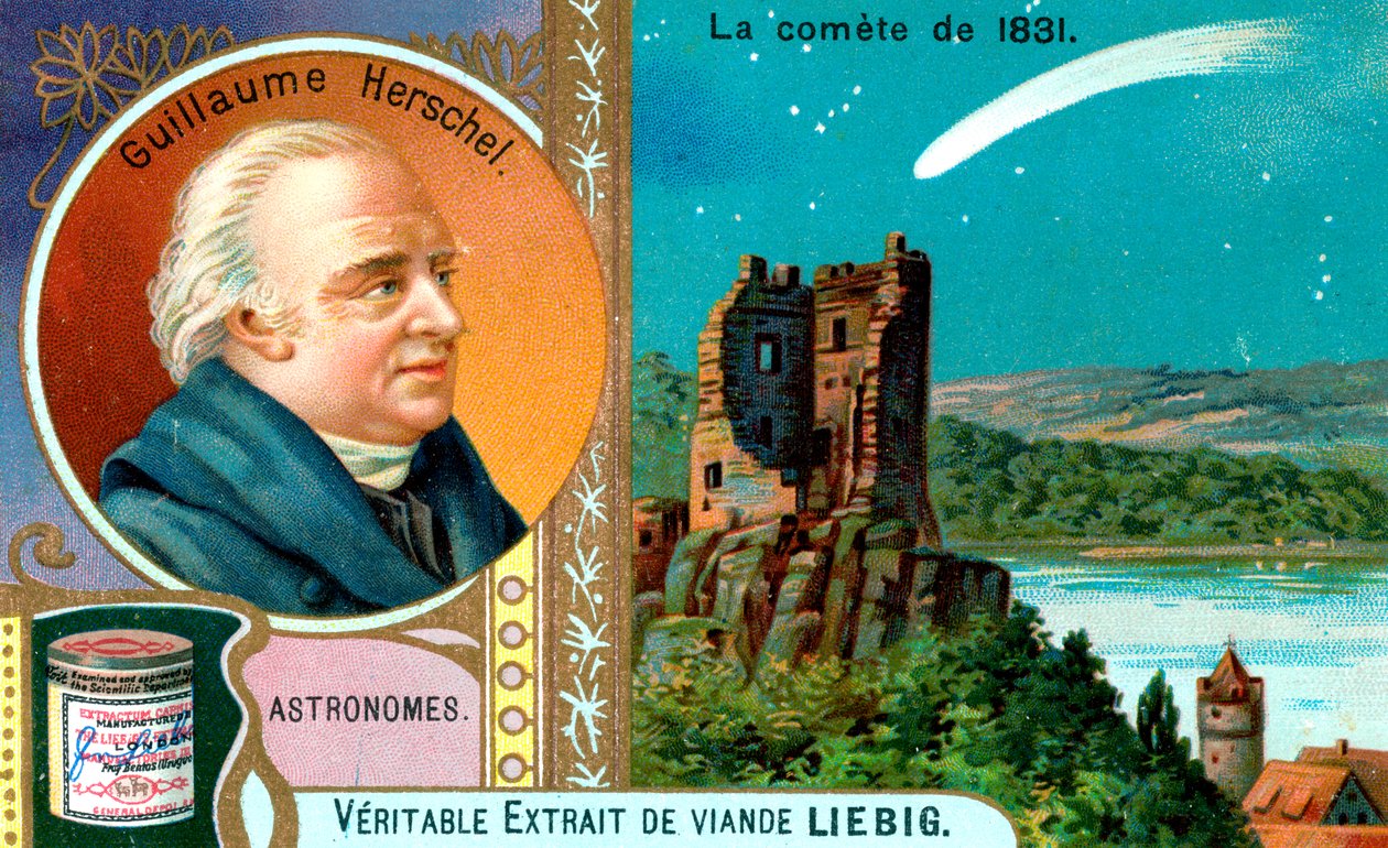 Sir William Herschel , tyskfødt britisk astronom, ca 1900 av Unbekannt