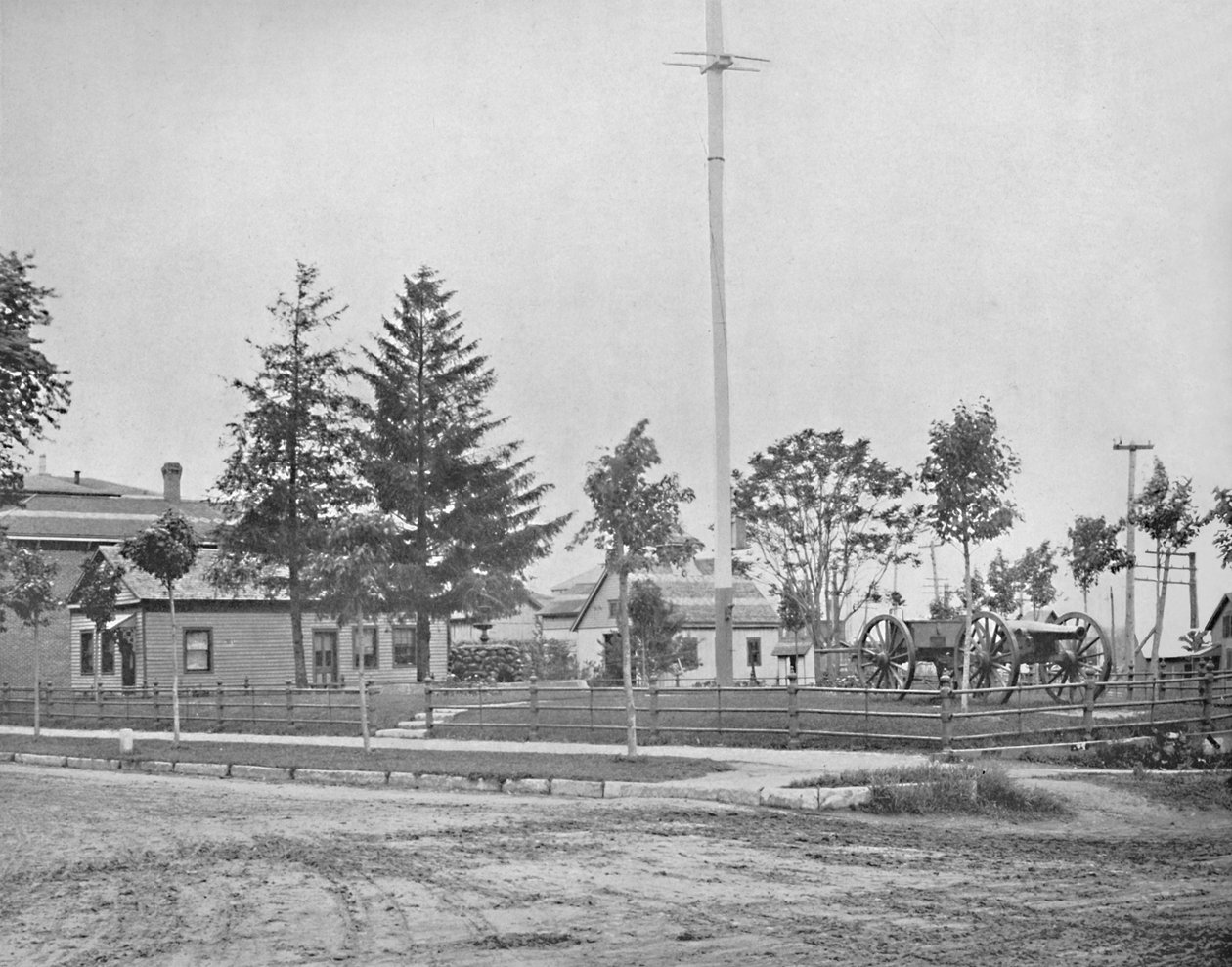 Stedet til Old Fort Wayne, Indiana, c1897. av Unbekannt