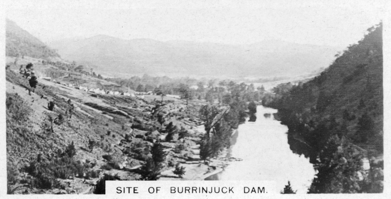 Stedet for Burrinjuck Dam, New South Wales, Australia, 1928 av Unbekannt
