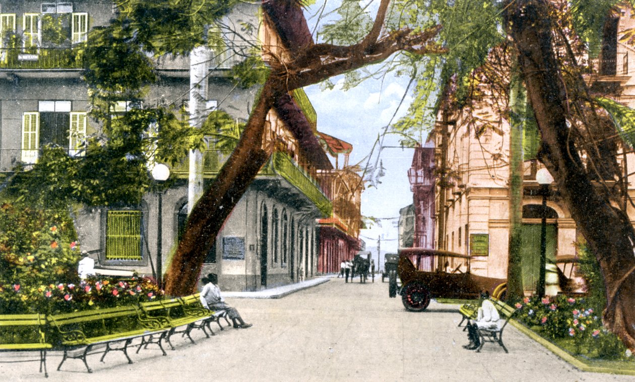 Sixth Street, Panama City, ca 1900-tallet av Unbekannt
