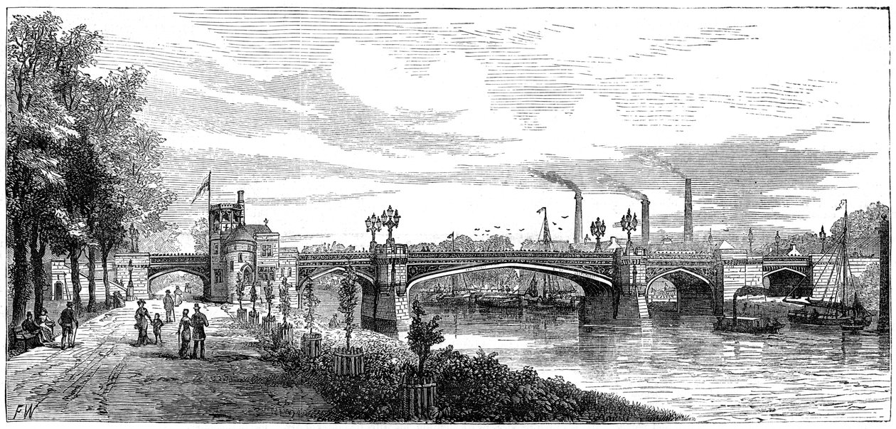 Skeldergate Bridge, York. North Yorkshire, 1800-tallet av Unbekannt