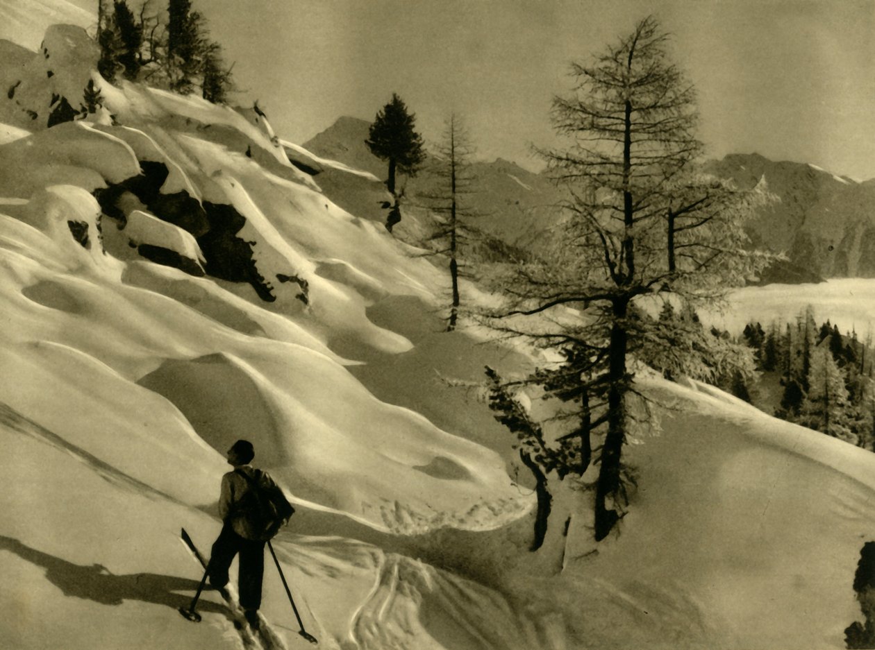 Ski på Ankogel, Østerrike, c1935. av Unbekannt