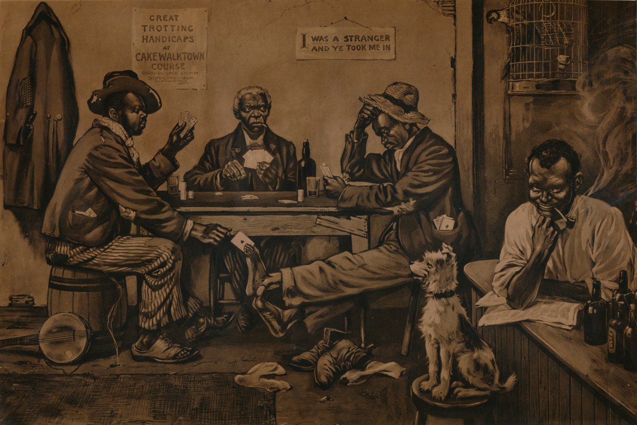Skinning the Lamb, c1910 av Unbekannt