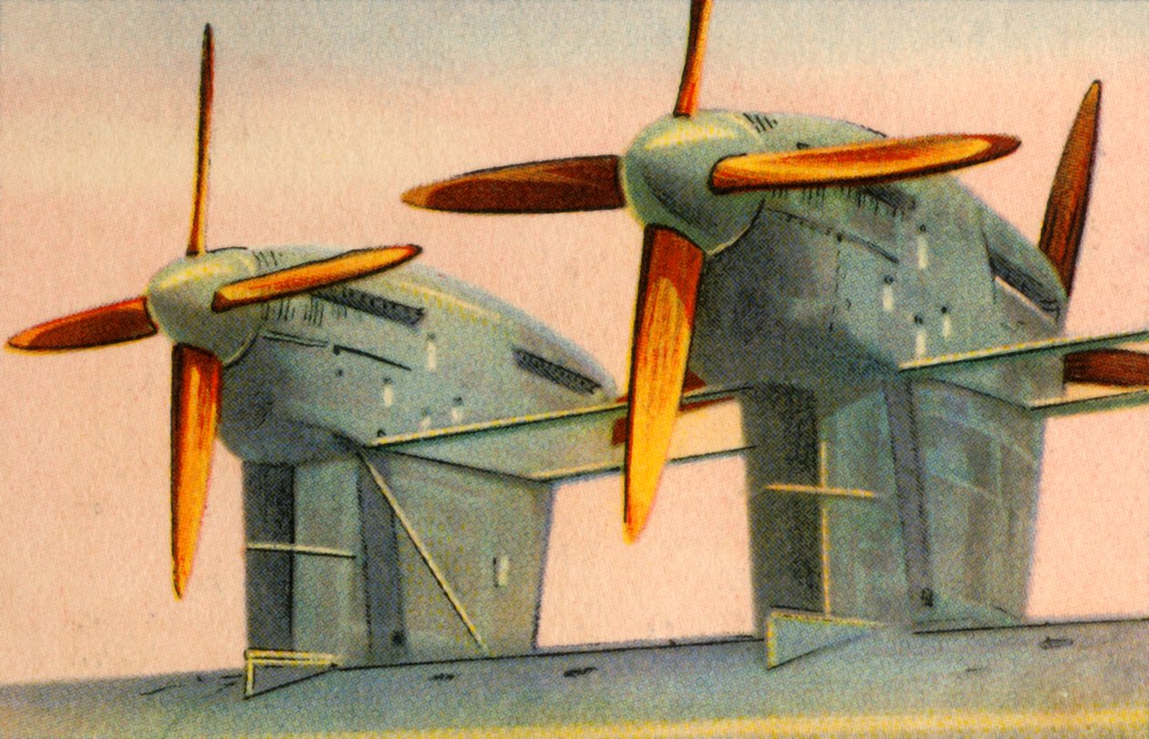 Flypropeller med liten diameter, 1932. av Unbekannt